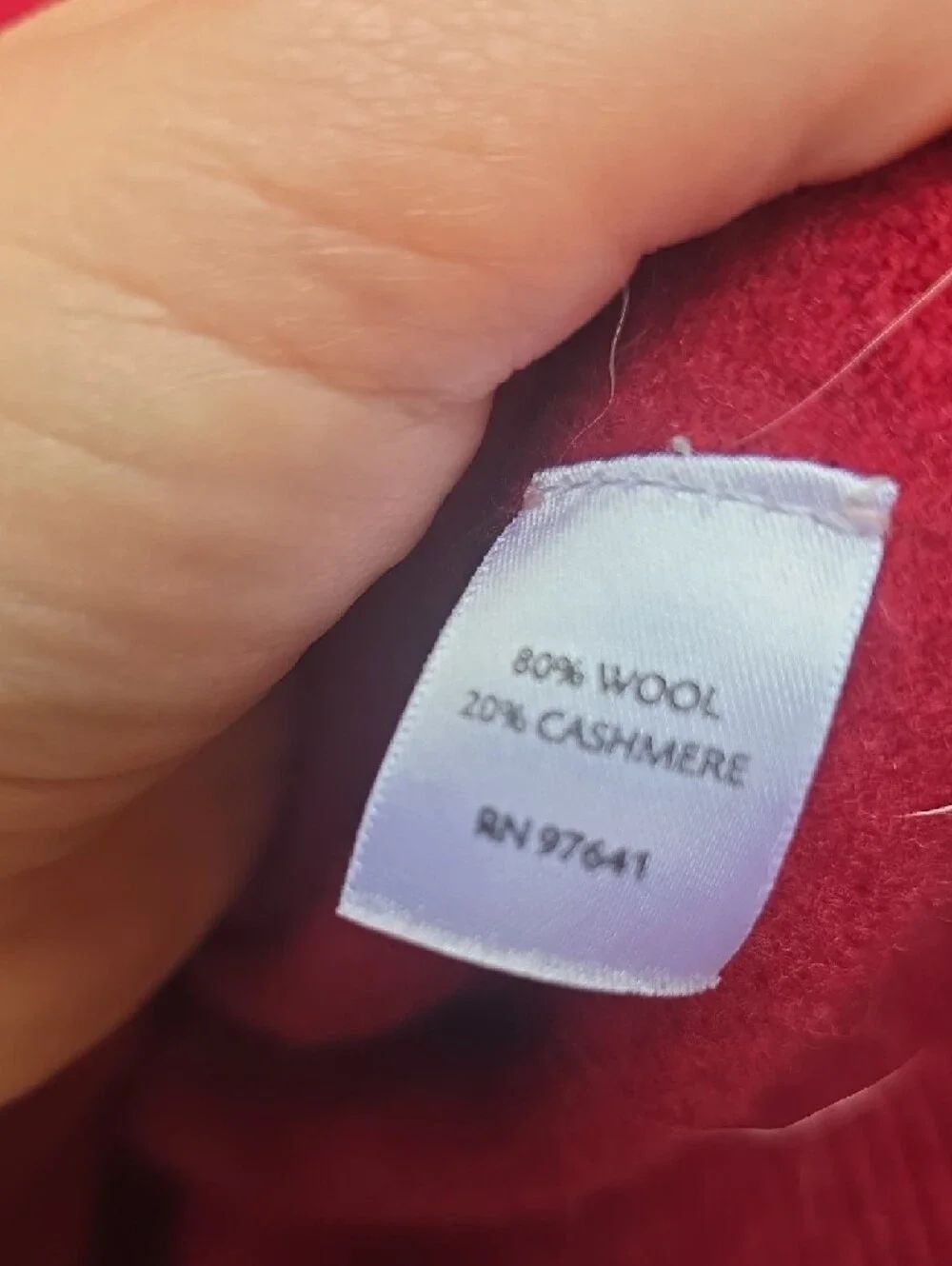 Red Knit Sweater - Picture 3 of 4